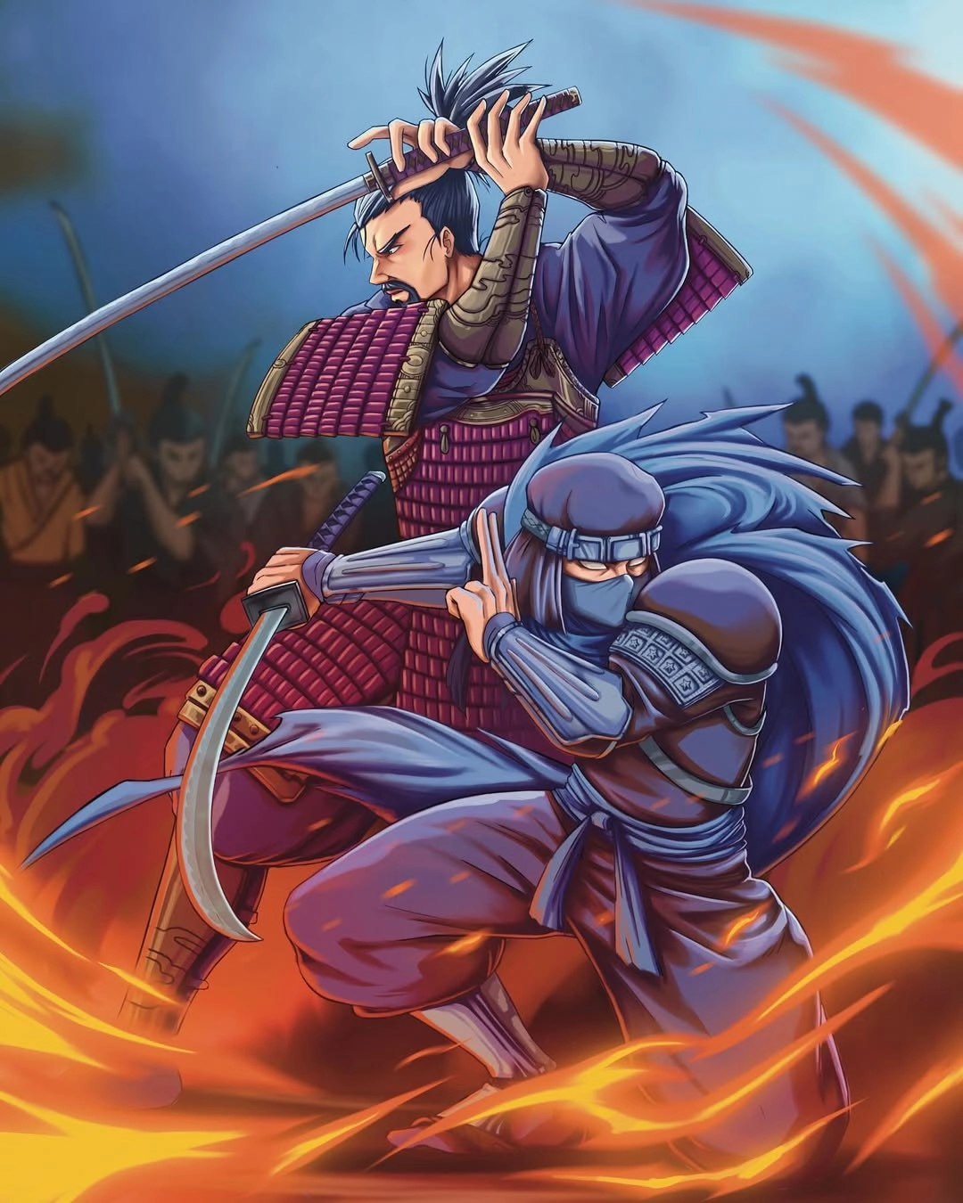 Ilustración de la baraja Campeón Armas